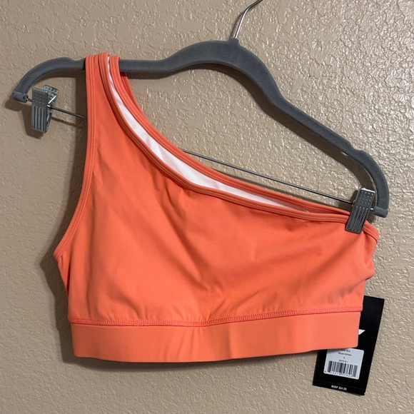 Fourlaps Solo Sports Bra Orange Size S | Sleek Minimal Workout Essential - Picture 1 of 6